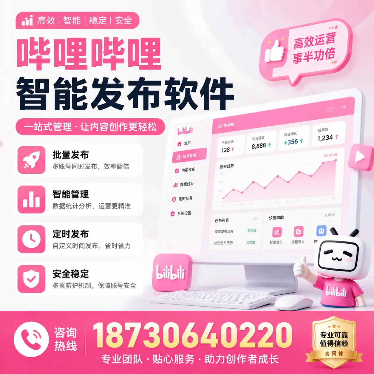 如何评估哔哩哔哩智能发布软件的ROI?松原 企业必读