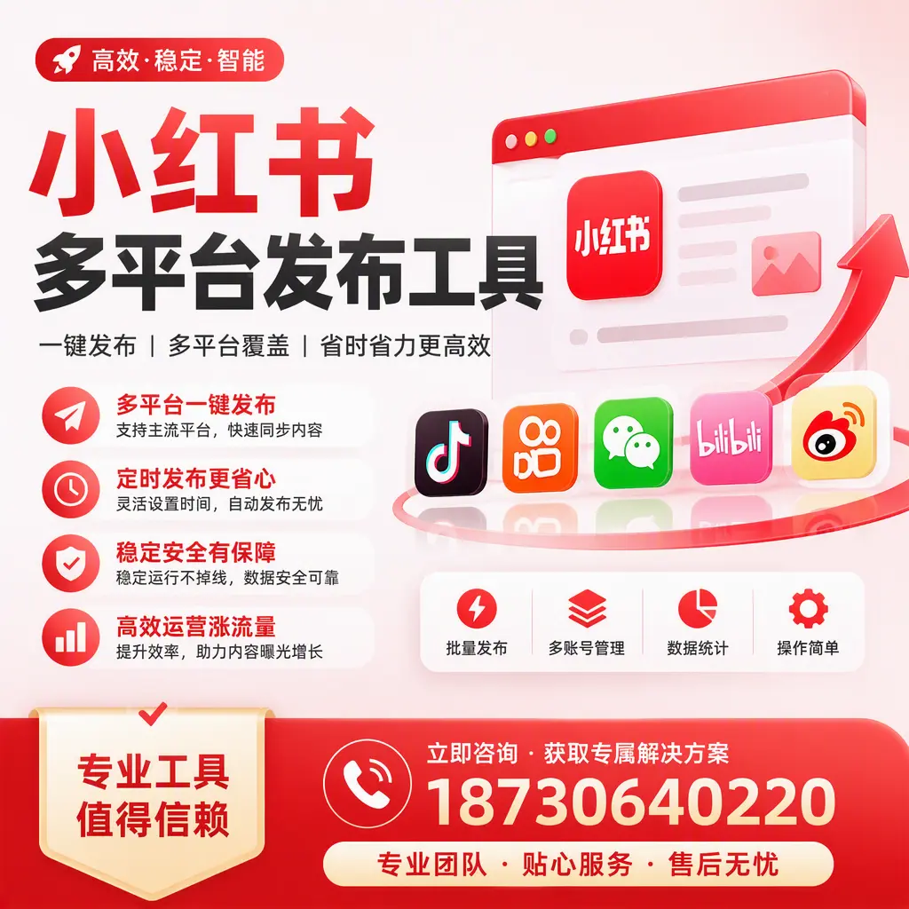 在 松原 小红书多平台发布工具的市场前景分析